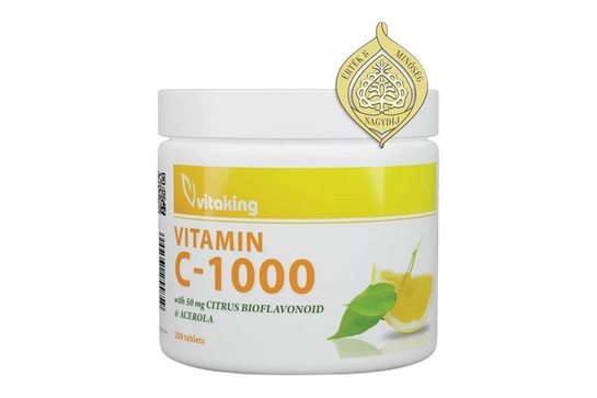 Vitaking C-1000 Bioflavonoid Acerola Tabletta 200db
