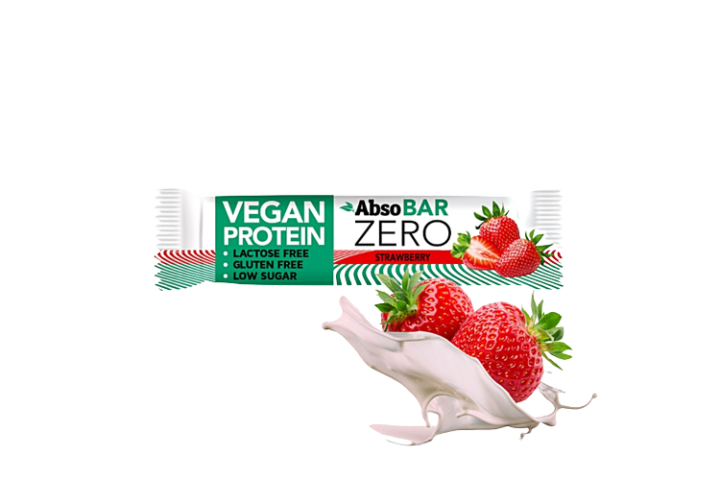 AbsoBAR Zero Protein Szelet Epres 40g