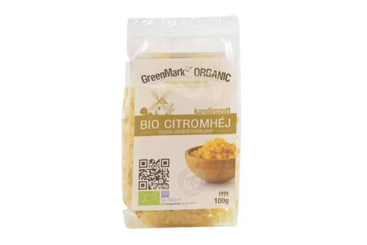 Greenmark Bio Citromhéj Kandírozott 100g