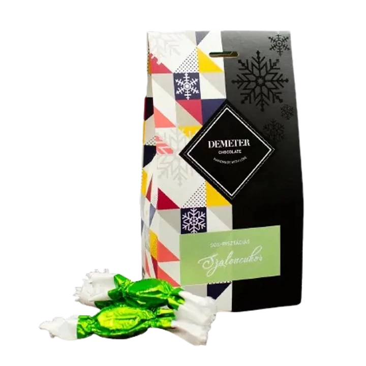Demeter Chocolate Sós Pisztáciás Szaloncukor 200g