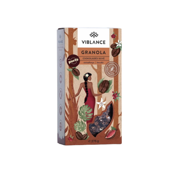 Viblance Csokoládés-Kávés Granola 275g