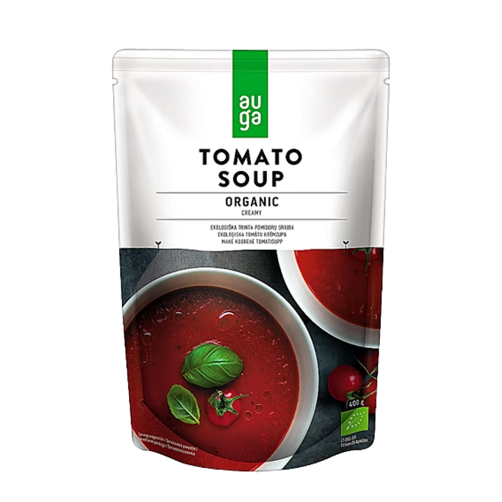 Auga Bio Vegán Paradicsom Krémleves 400g