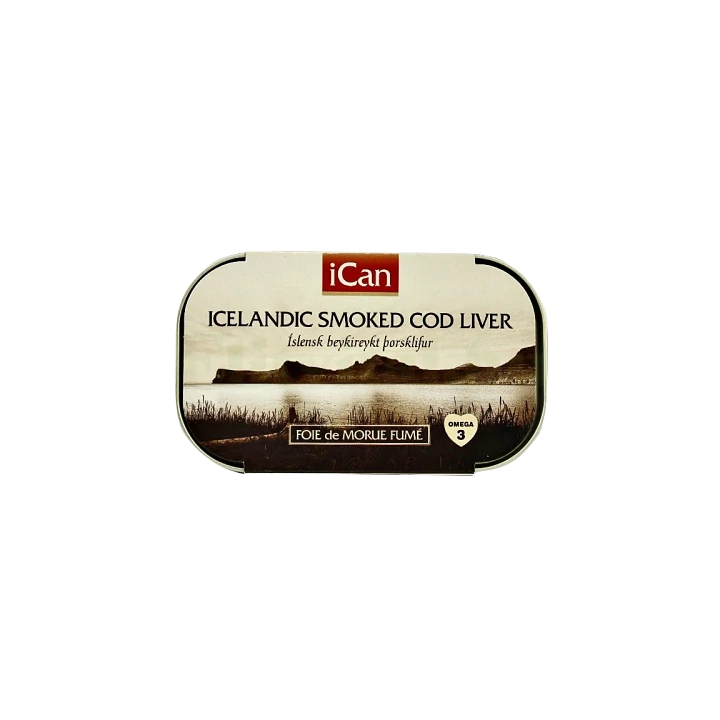 iCan Füstös Tőkehalmáj Olajban 120g