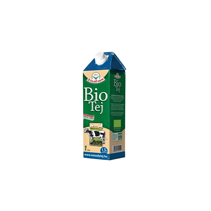 Zöldfarm Bio UHT Tartós Tej 1,5% 1000ml