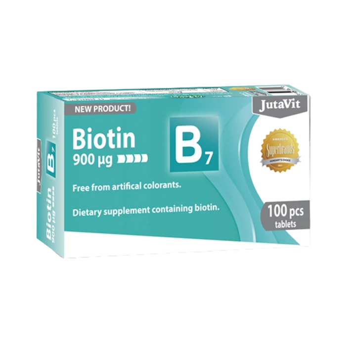 JutaVit Biotin (B7) 900µg 100db