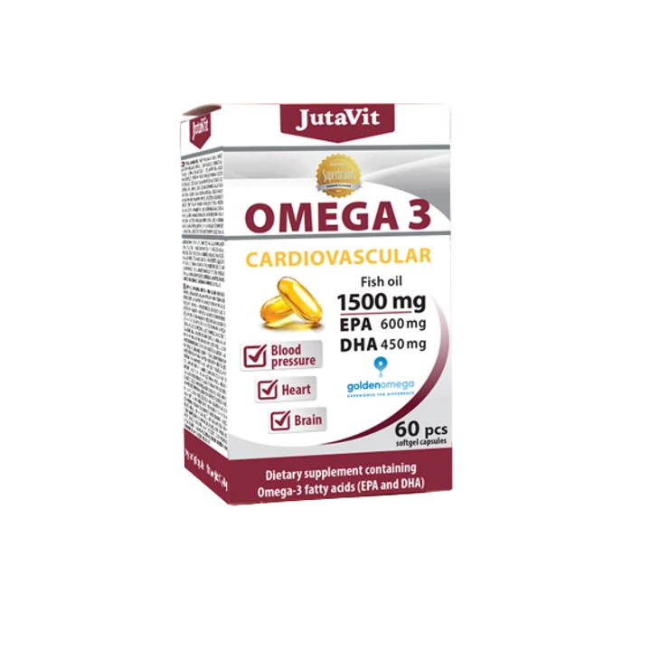 JutaVit Omega-3 Cardiovascular 1500mg 60db