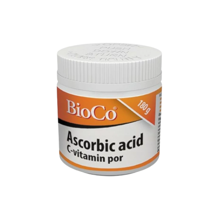 BioCo Ascorbic Acid C-vitamin Por 180g
