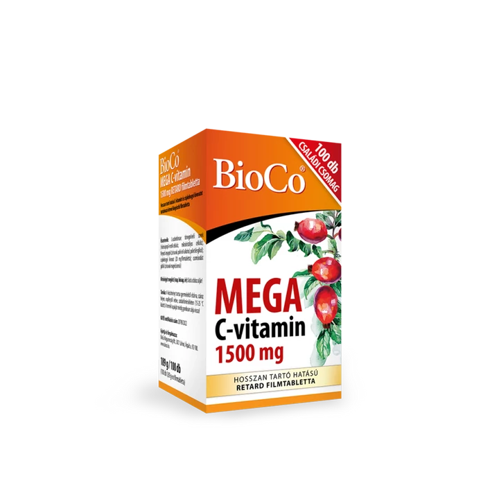 BioCo Mega C-vitamin 1500 mg 100db