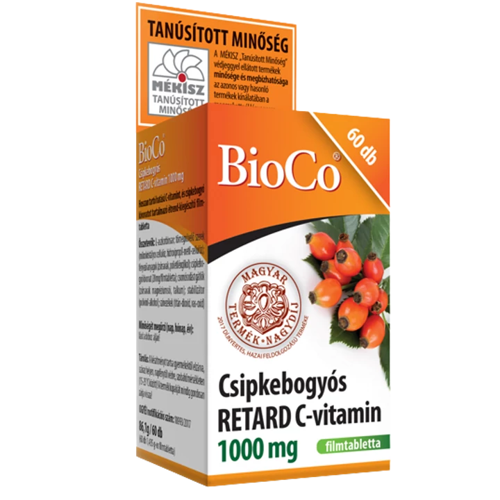 BioCo Csipkebogyós Retard C-vitamin 1000mg 60db