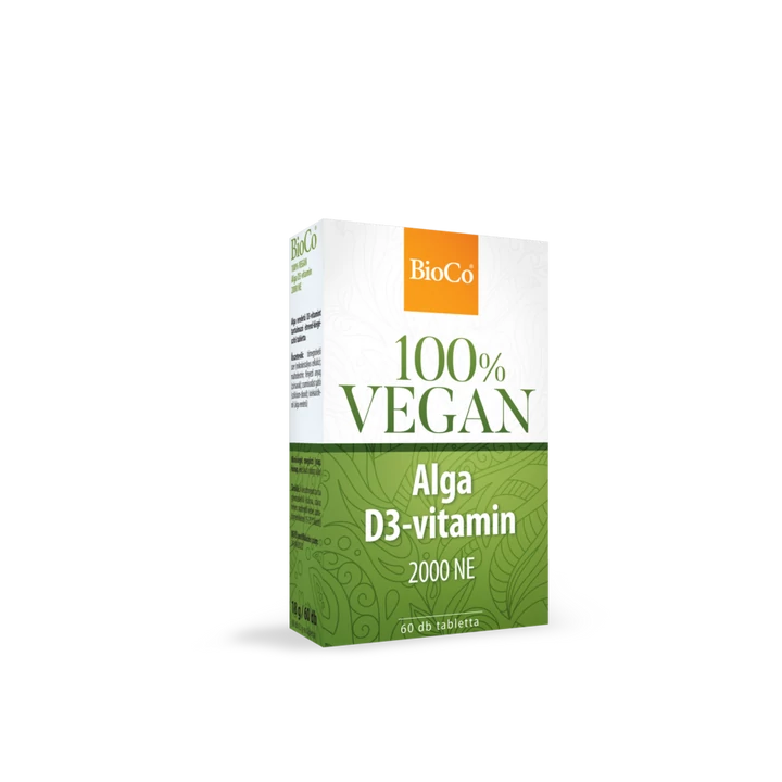 BioCo Vegán Alga D3-vitamin 2000 NE 60db