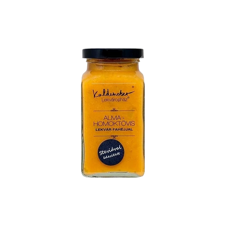 Lekvárosház Alma-Homoktövis Lekvár Fahéjjal Steviával 312ml