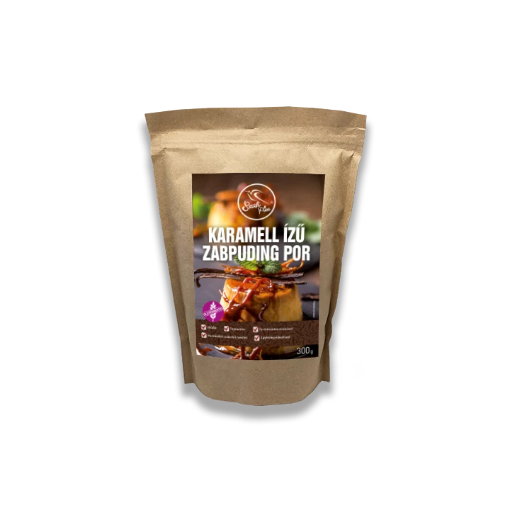Szafi Free Zabpuding Por Karamellás 300g