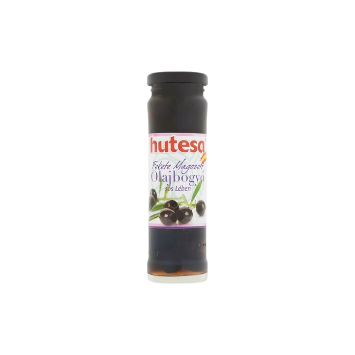 Hutesa Fekete Olajbogyó Magozott 140g/60g