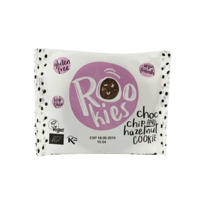 Rookies Vegán Keksz Csoki-Törökmogyoró 40g