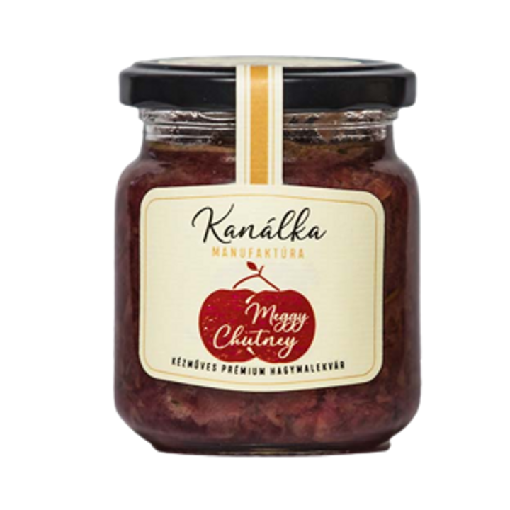 Kanálka Manufaktúra Meggy Chutney Rozmaringgal 195g