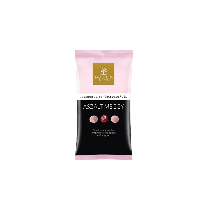 Nobilis Meggydrazsé Joghurtos-Fehércsokoládés 100g