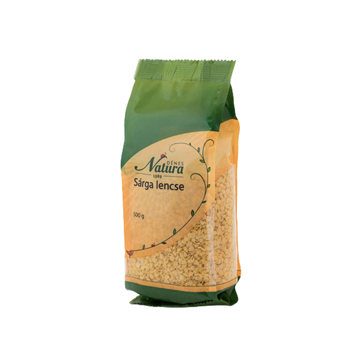 Natura Sárga Lencse 500g