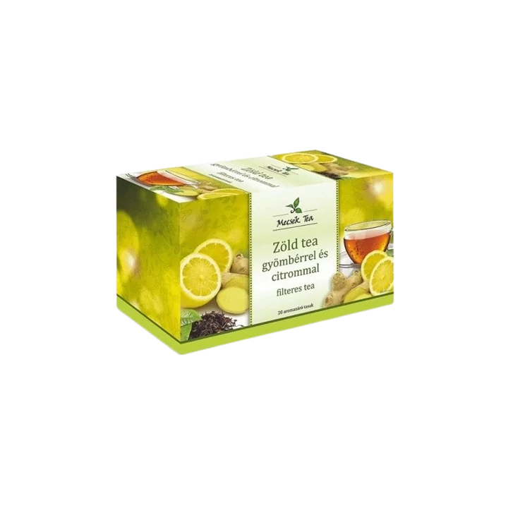 Mecsek Zöld Tea Gyömbér-Citrom 20 filter