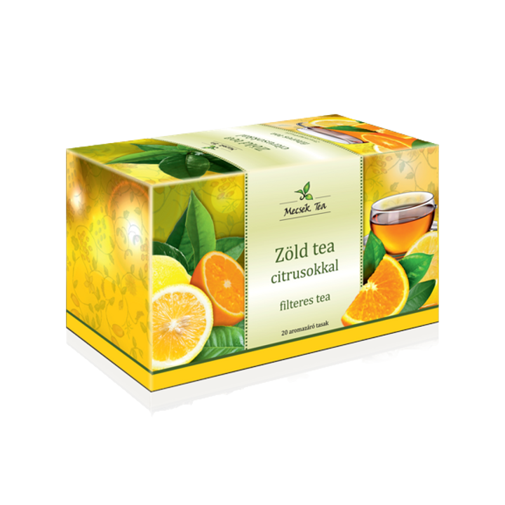 Mecsek Zöld Tea Citrusokkal 20 filter