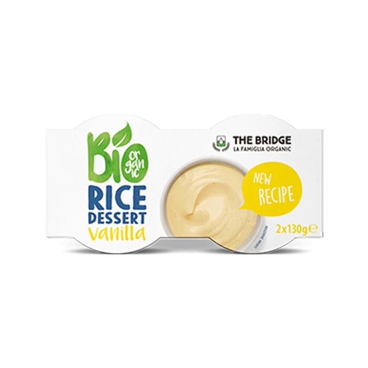 The Bridge Bio Rizsdesszert Vaníliás 2x130g