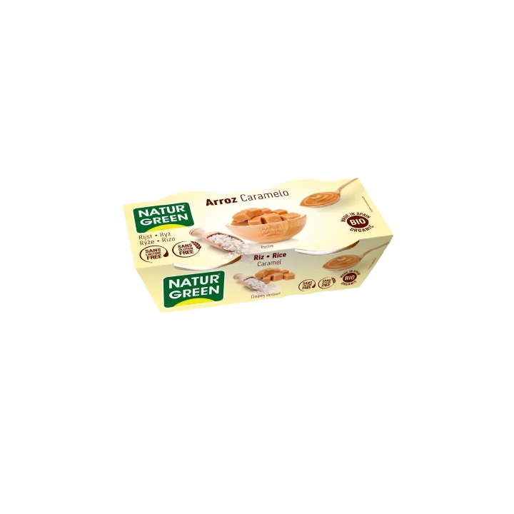 Naturgreen Bio Rizsdesszert Karamellával 2x125g