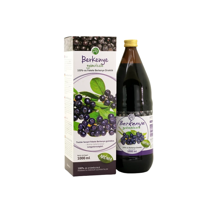Mannavita Fekete Berkenyelé 100% 1000ml