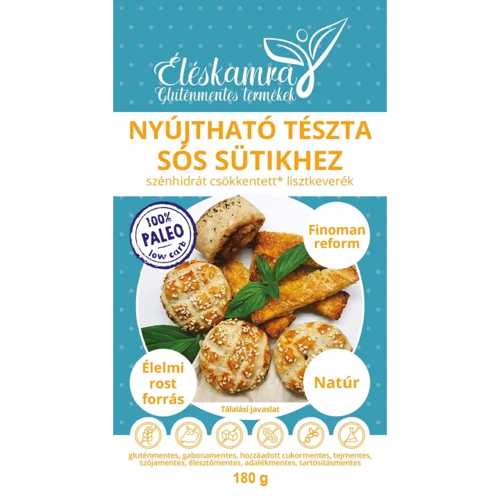Éléskamra Paleo Nyújtható Sós Lisztkeverék 180g