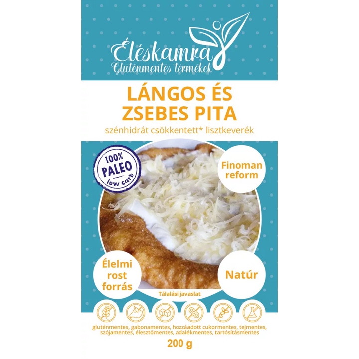 Éléskamra Paleo Lisztkeverék Puha Lángos 200g