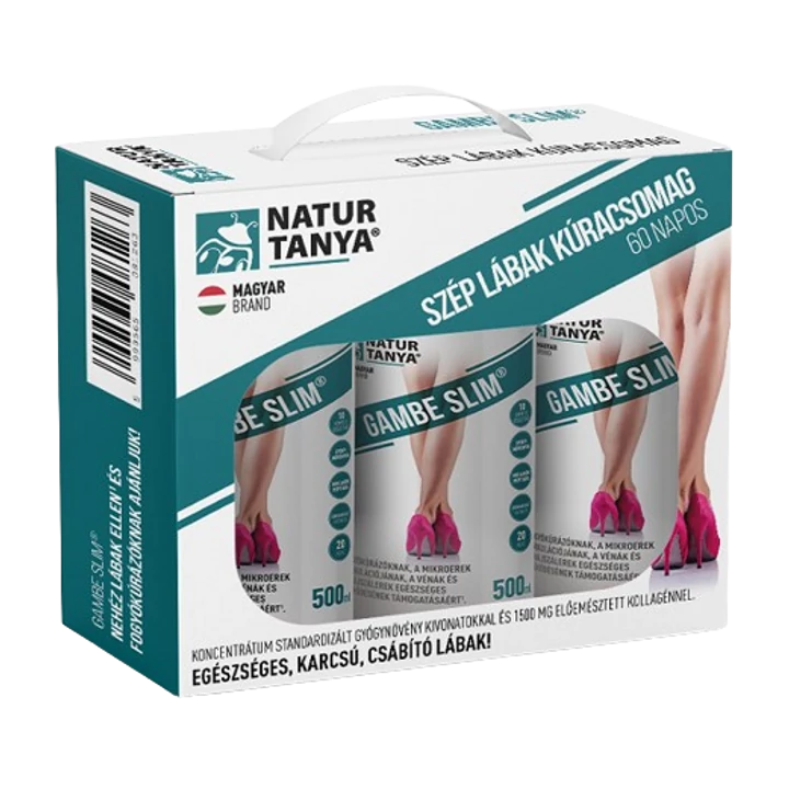 Natur Tanya® 60 Napos Gambe Slim® Szép Lábak Kúracsomag 3x500ml