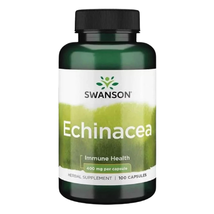 Swanson Echinacea (Bíbor Kasvirág) 400mg Kapszula 100db