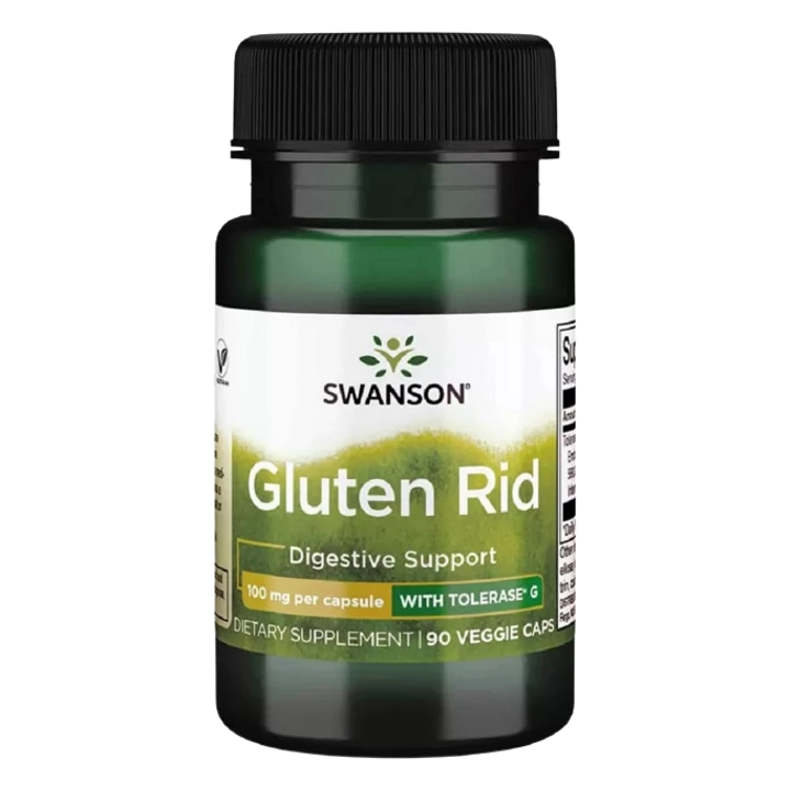 Swanson Gluten Rid Enzim 100mg Kapszula 90db
