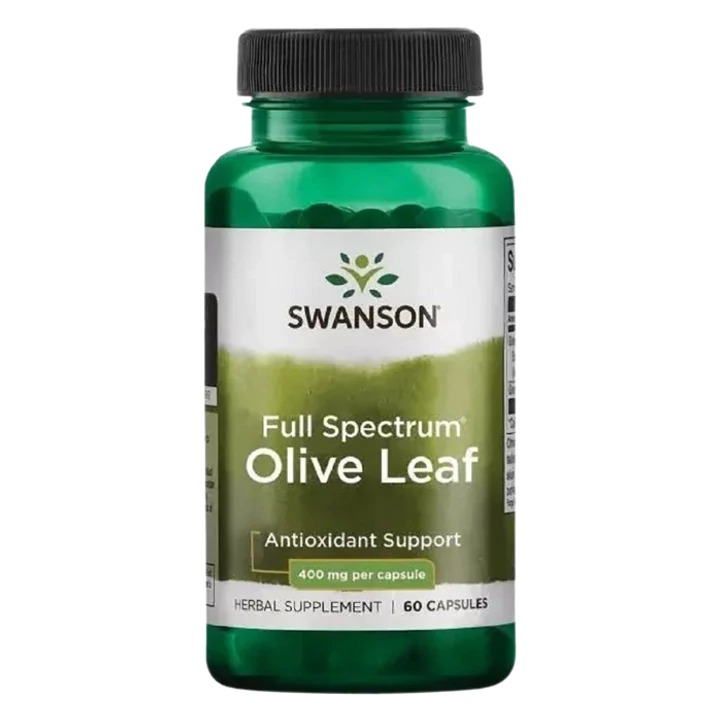 Swanson Olive Leaf (Oliva Levél) 400mg Kapszula 60db