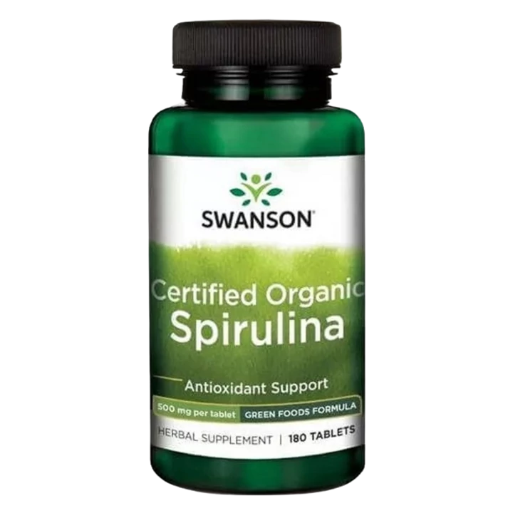 Swanson Organikus Spirulina Alga Tabletta 180db