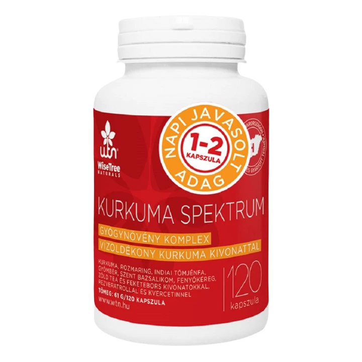 WTN Kurkuma Spektrum 120mg Kapszula 120db