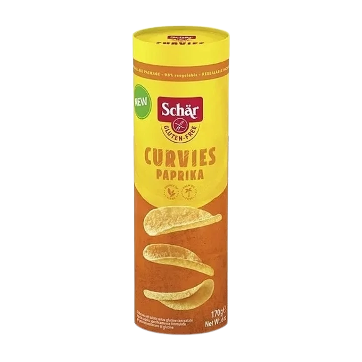 Schär Curvies Chips Paprikás Gluténmentes 170g