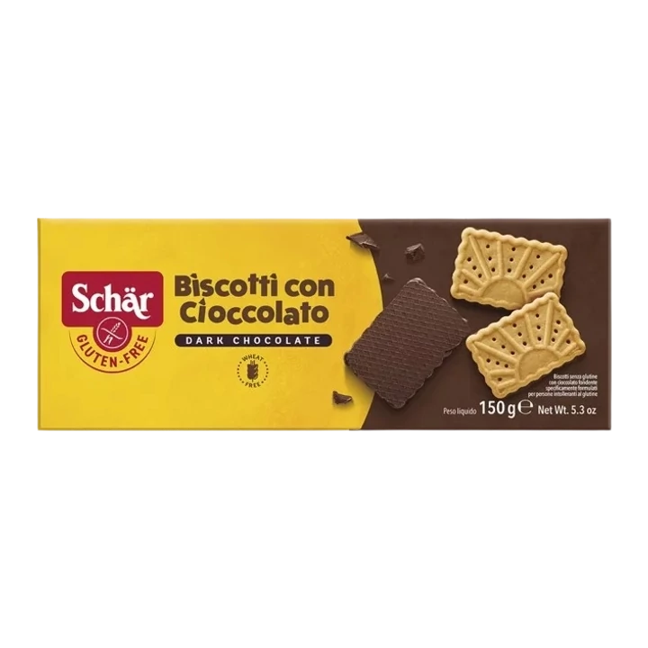 Schär Gluténmentes Keksz Csokoládés Biscotti 150g